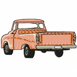 Pickup Truck Embroidery Design 4 Pickup Truck Embroidery Design 4
